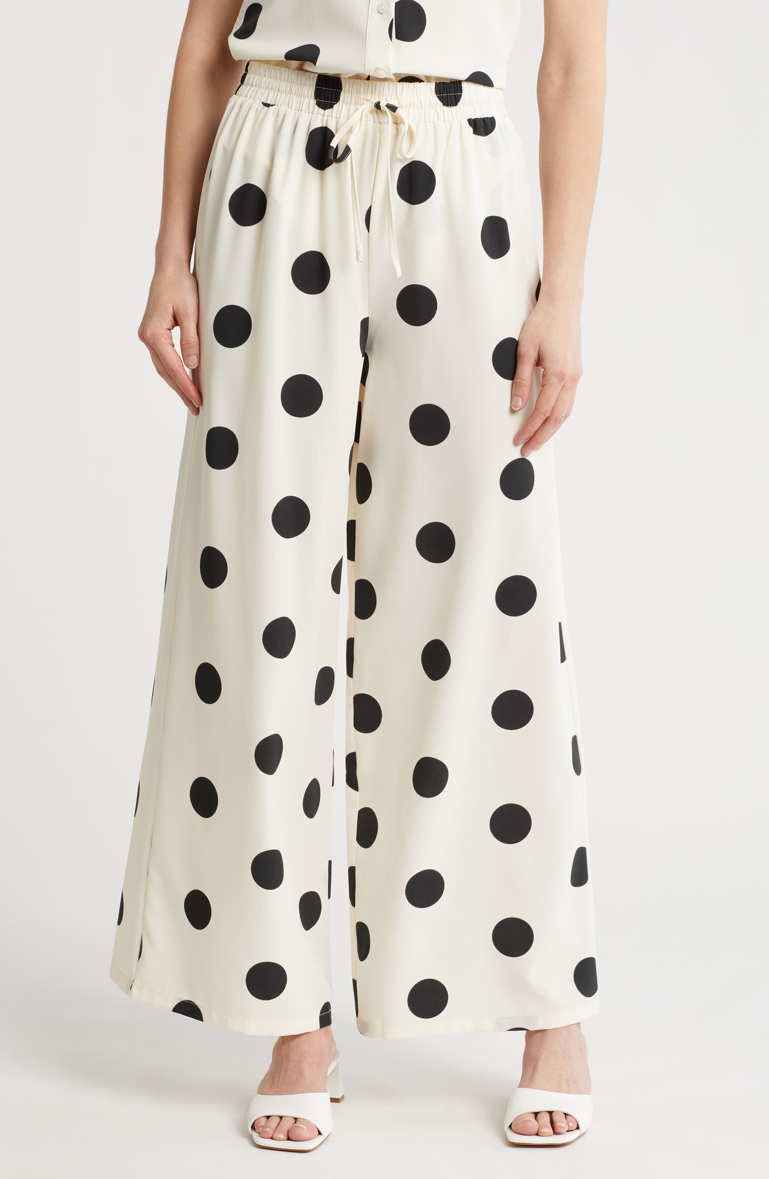 Love By Design Harper Print Wide Leg Pants | Nordstromrack