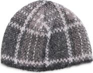 OUR LEGACY Fuzzy Plaid Alpaca & Wool Blend Beanie