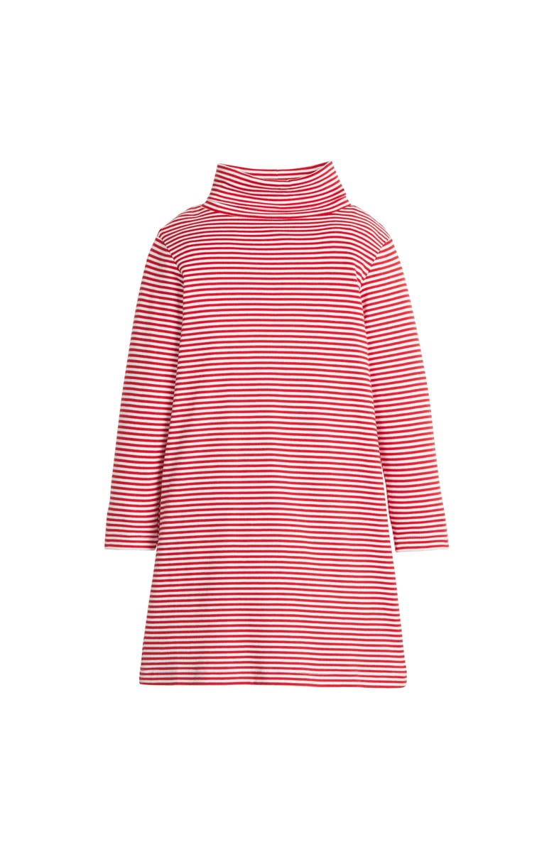 Little English Kids' Striped Turtleneck Dress, Main, color, Red Stripe