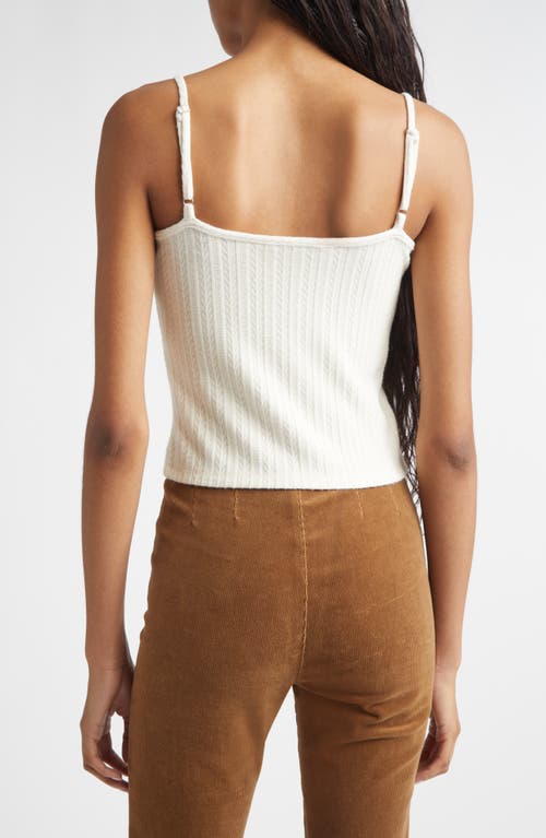 Veronica Beard Brodier Knit Camisole In Brown