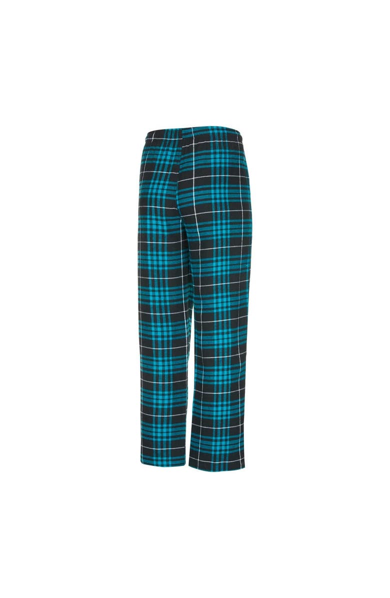 CONCEPTS SPORT Men's Concepts Sport Black/Teal Jacksonville Jaguars Vector T-Shirt & Flannel Pants Sleep Set, Alternate, color,