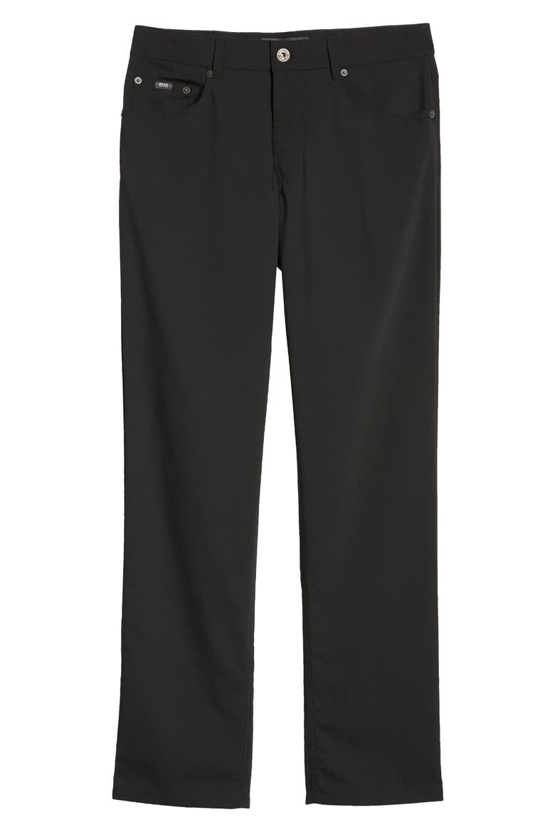 'Manager' Five-Pocket Wool Pants, Alternate, color, BLACK