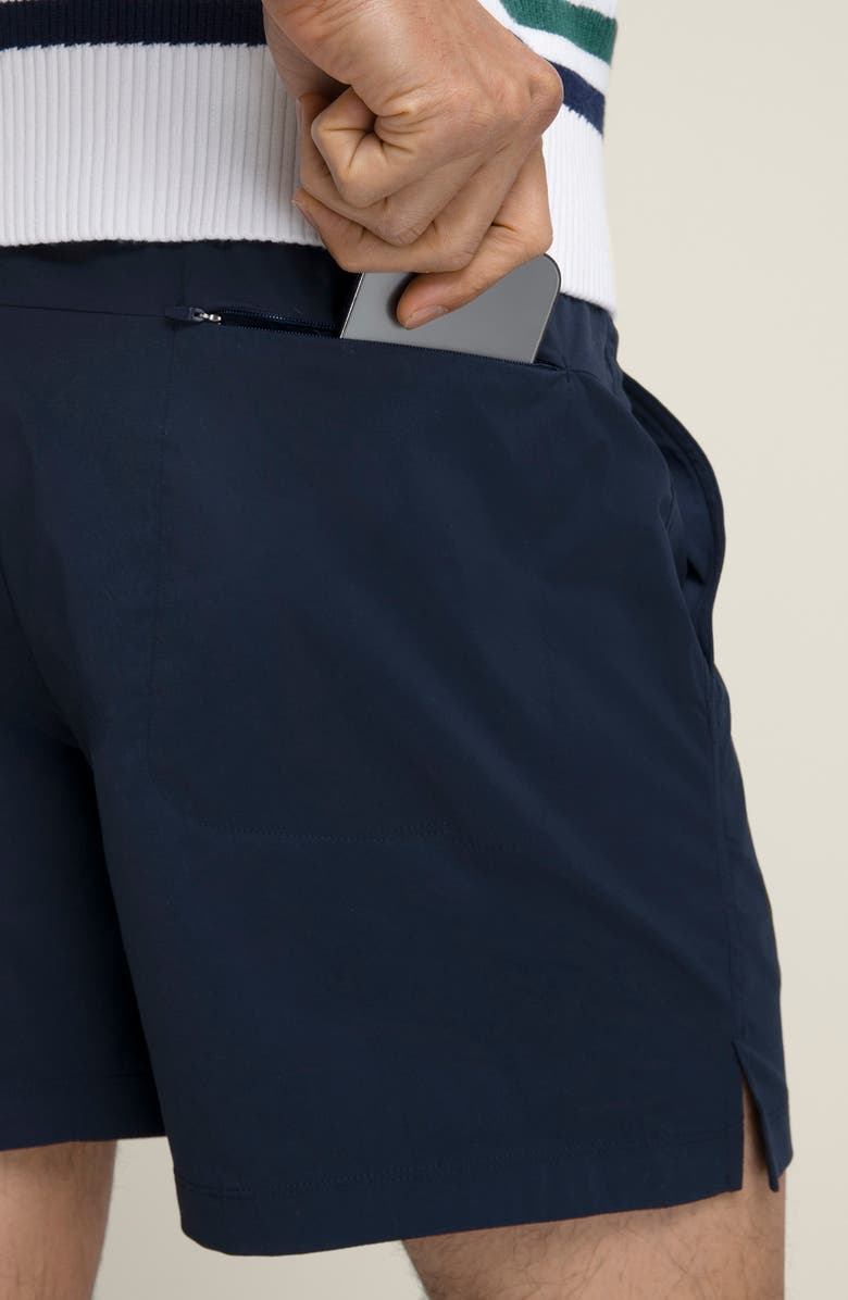 WILSON Tennis Water Repellent Volley Shorts, Alternate, color, Classic Navy