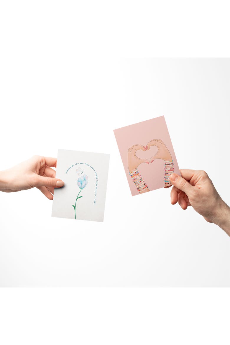 Sympathy Greeting Card Pack Sets (3 ct, Assorted) All Our Love, Friendship Bracelets, Thinking of You Butterfly, Alternate, color, Multi-Pack