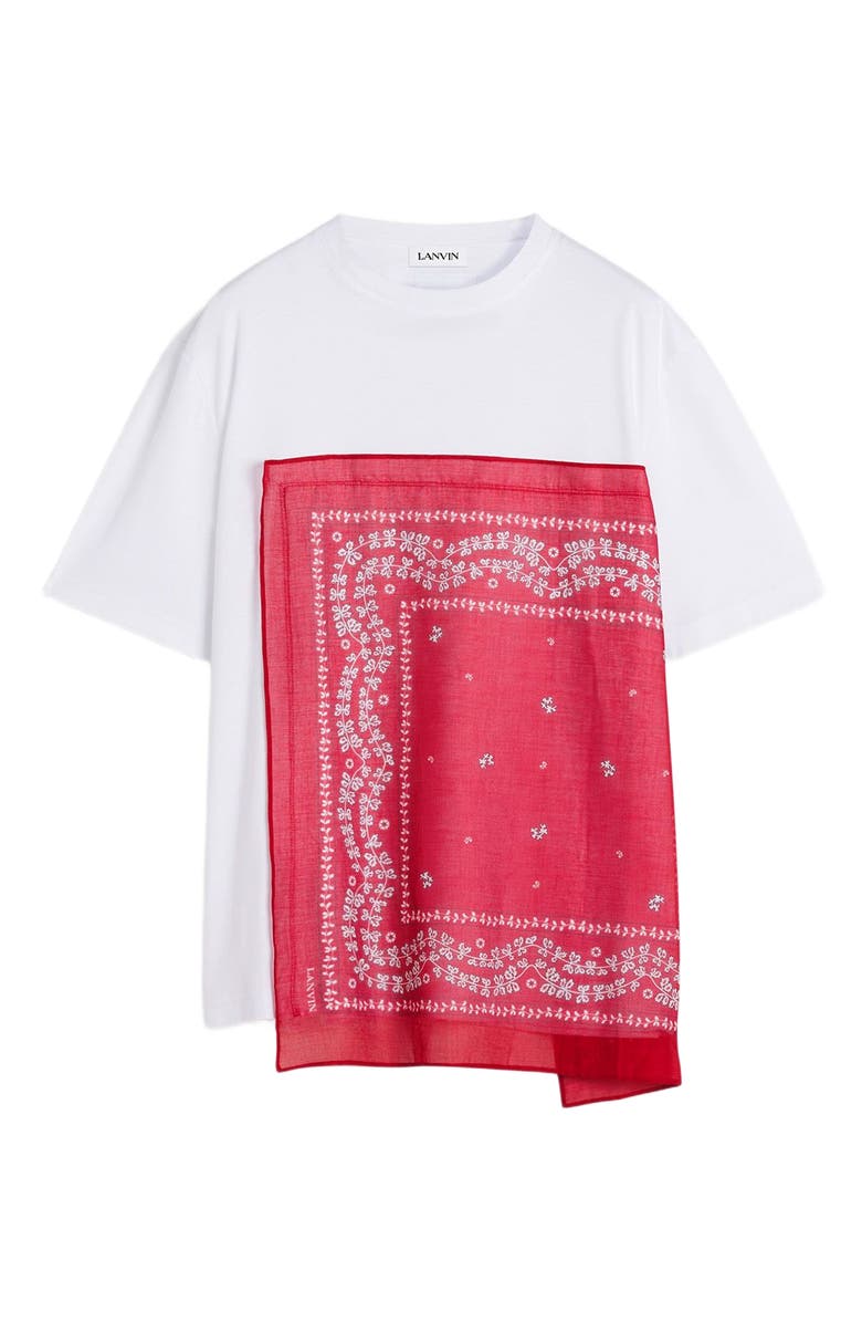 Lanvin BANDANA T-SHIRT, Alternate, color, 