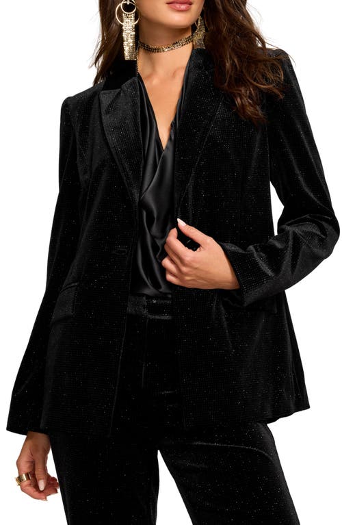 Ramy Brook Echo Single Button Jacket In Black