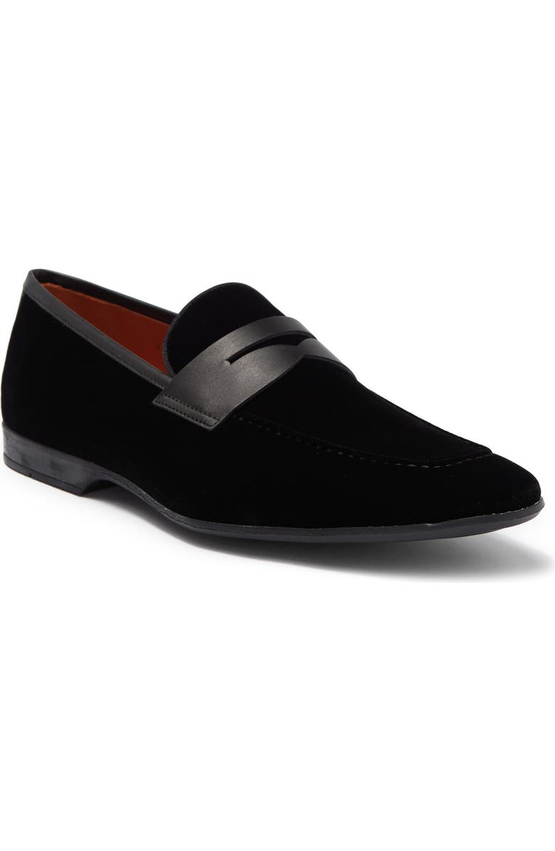 Magnanni Vale Velvet Penny Loafer, Main, color,