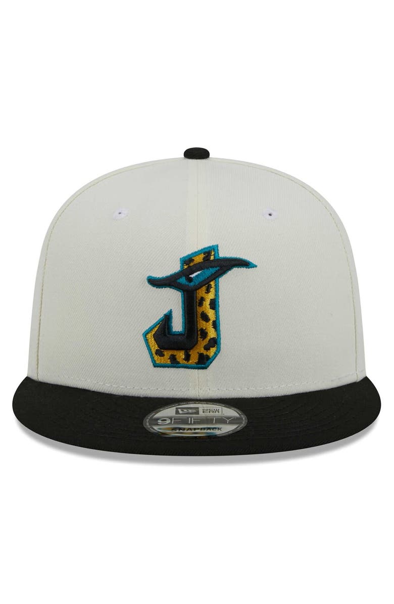 New Era Men's New Era Cream/Black Jacksonville Jaguars City Originals 9FIFTY Snapback Hat, Alternate, color, Cream