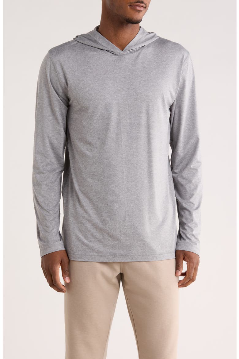 Lightweight Pullover Hoodie, Main, color, SILVER