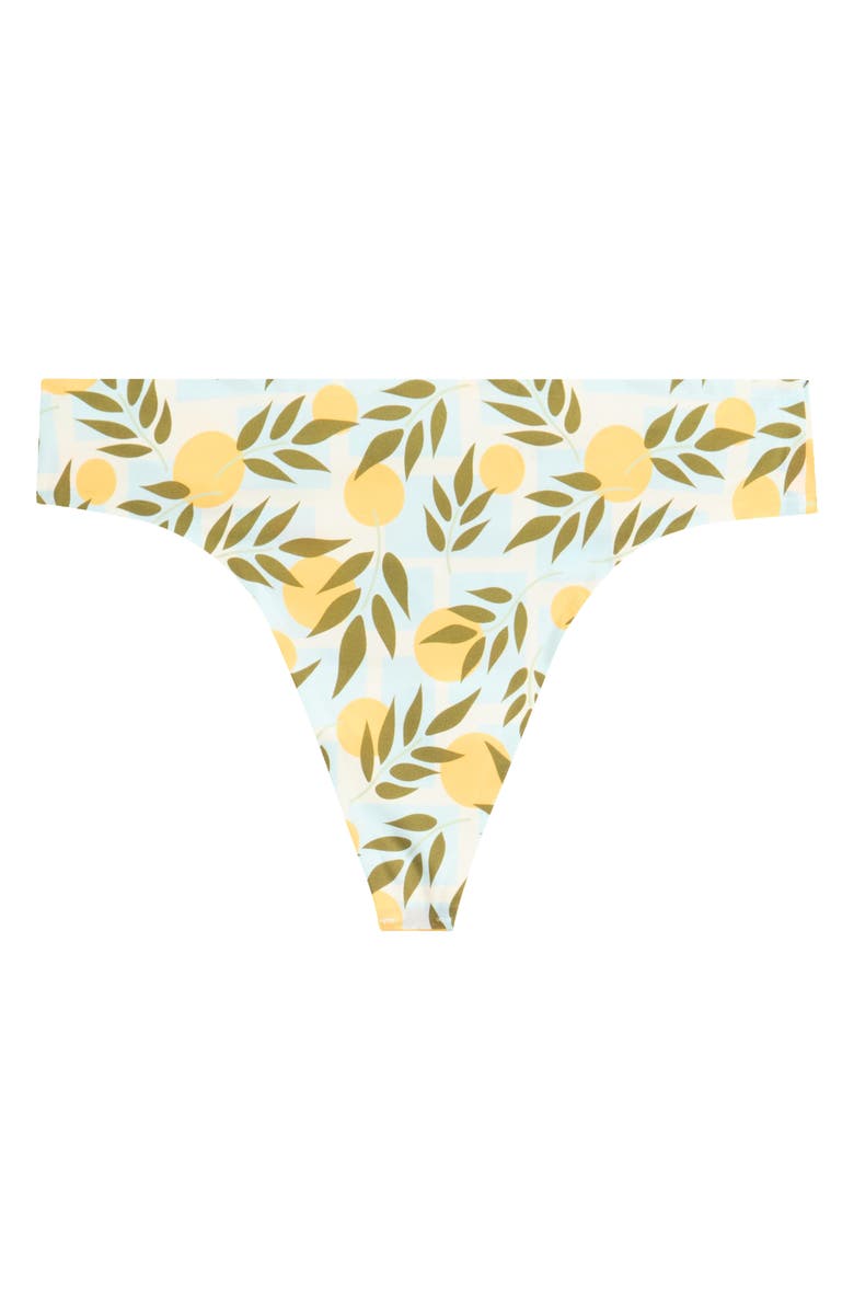 MeUndies Dreamseam Thong, Alternate, color, Summer Oranges