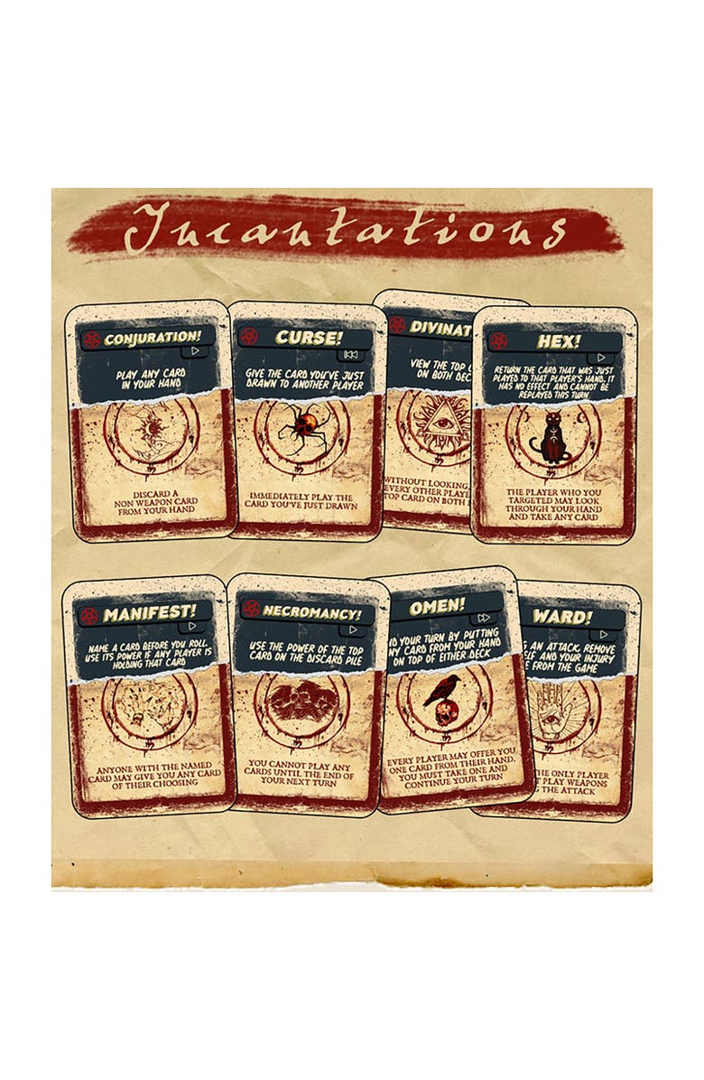 Psycho Killer Occult Classic Expansion Party Card Game, Alternate, color, Red