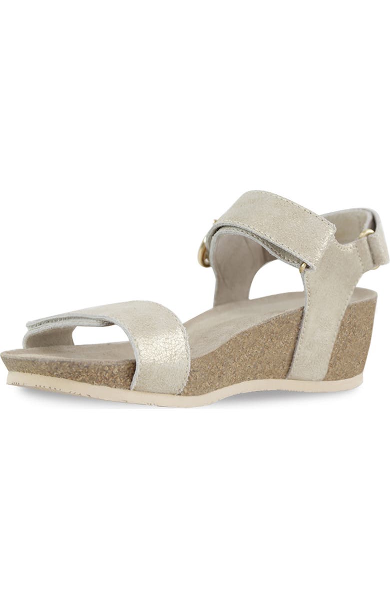 Munro Sintra Wedge Sandal, Alternate, color, Gold/ Tan