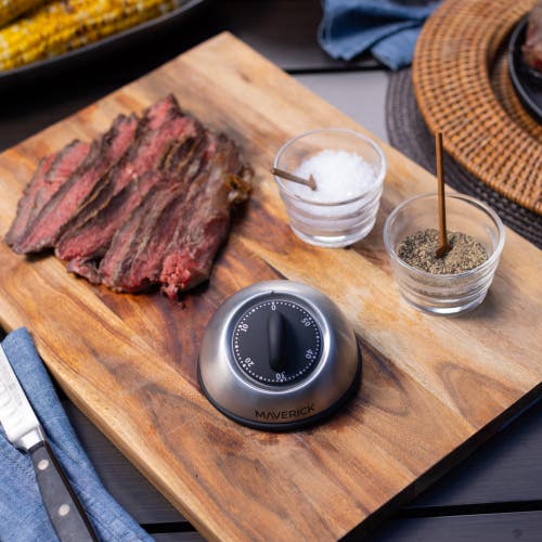 Maverick Classic Metal Timer In Silver