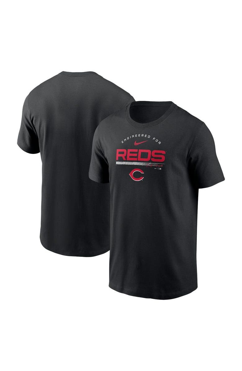 Nike Men's Nike Black Cincinnati Reds Team Engineered Performance T-Shirt, Main, color, 
