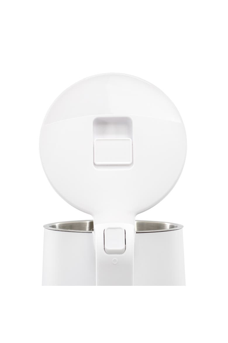 1.8 Quart Stainless Steel Electric Tea Kettle in White, Alternate, color, White