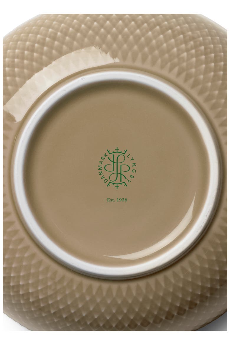 Lyngby Rhombe Earth Clay Serving Bowl, Alternate, color, Clay