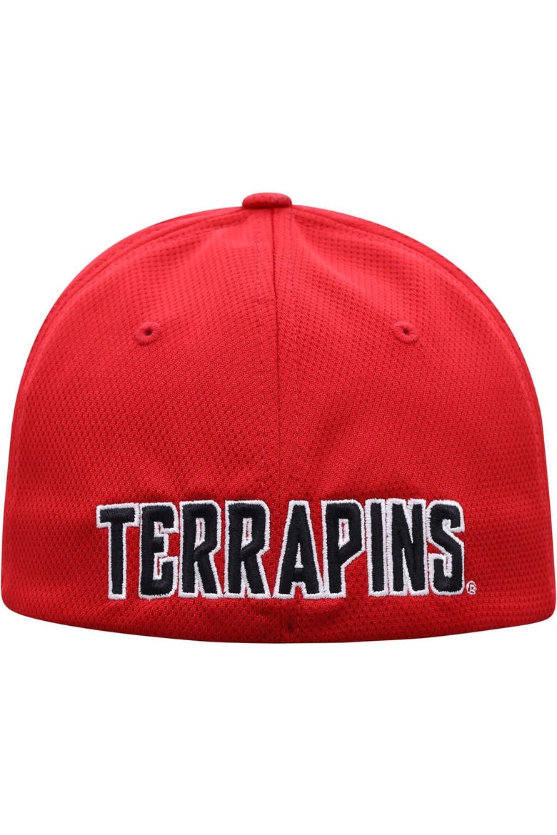 Men's Top of the World Red Maryland Terrapins Reflex Logo Flex Hat, Alternate, color, Red