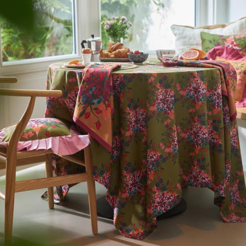 Sophie Williamson Design Tablecloth In Green