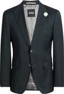 BOSS Huge Wool Blend Peak Lapel Sport Coat