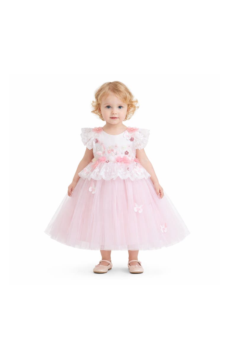 Tulleen Skyline Dress, Main, color, Pink