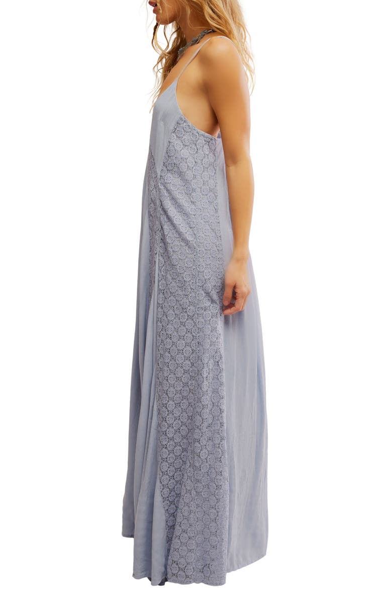 Free People Trail of Flowers Maxi Sundress, Alternate, color, Dried Hydrangea