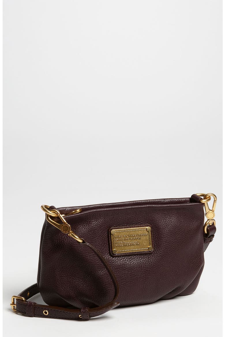 MARC BY MARC JACOBS 'Classic Q - Percy' Crossbody Bag, Main, color, CAROB BROWN