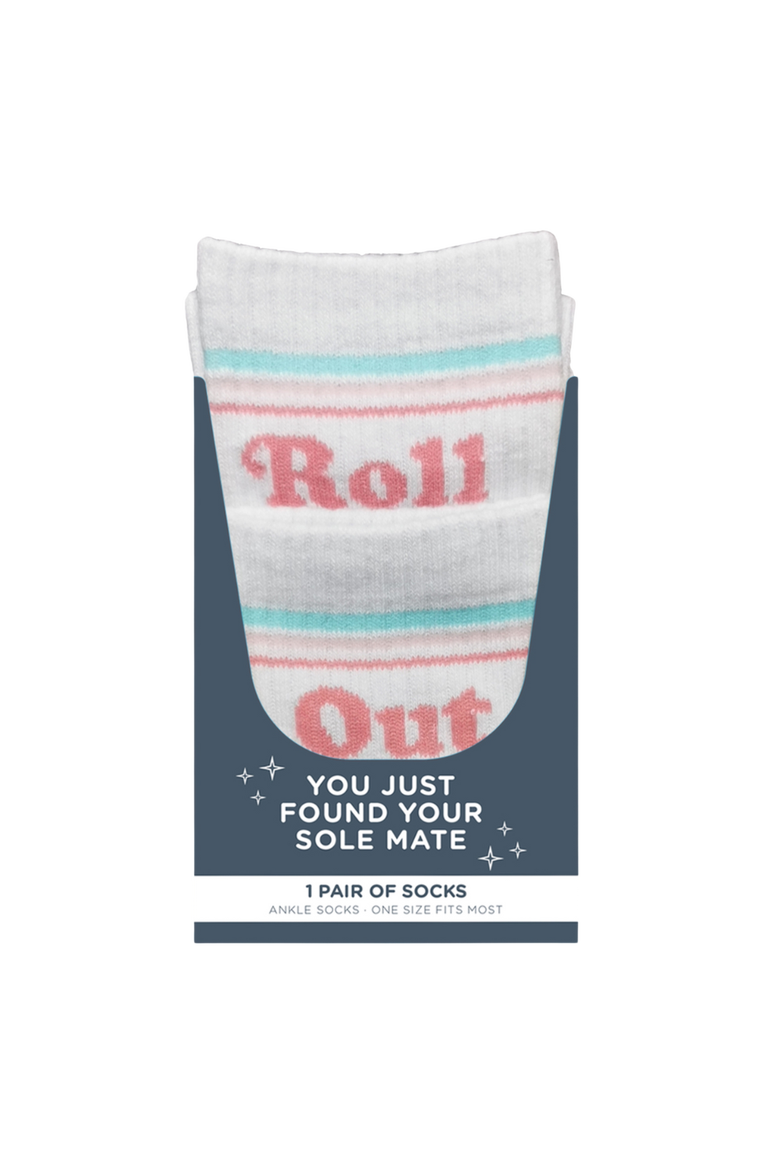 Roll/Out Socks Cotton White, Alternate, color, White