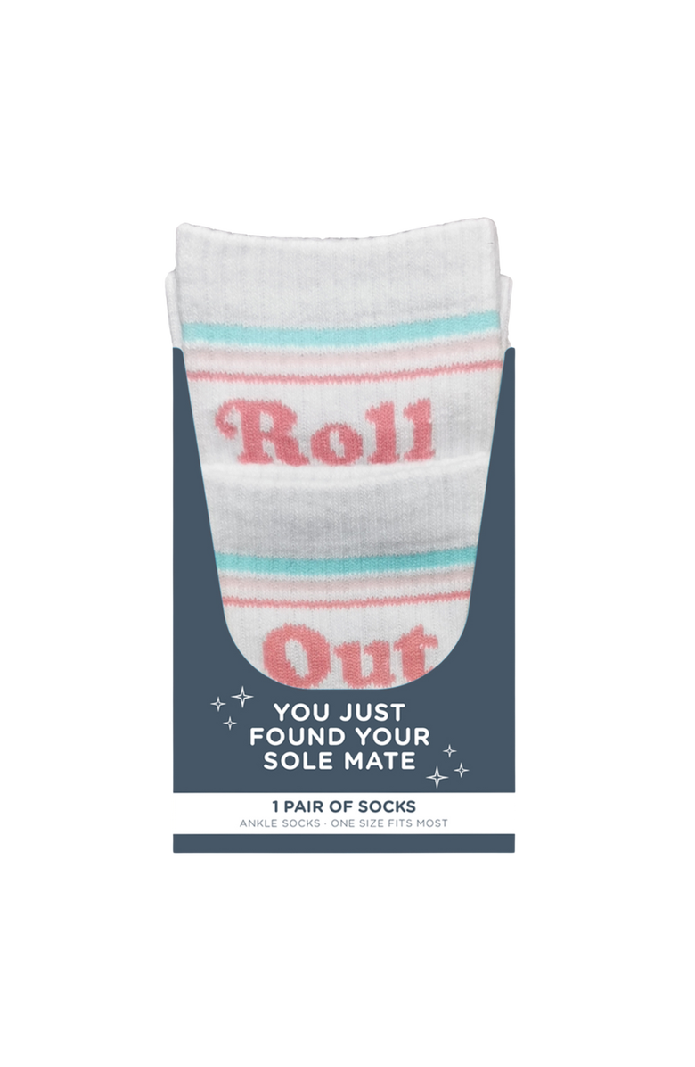 Totalee Gift Roll/Out Socks Cotton White, Alternate, color, White