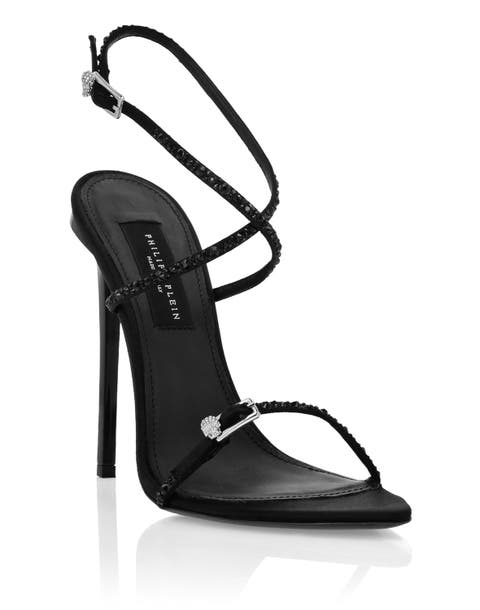 Crossing High Heels Sandals 12 Strass Women