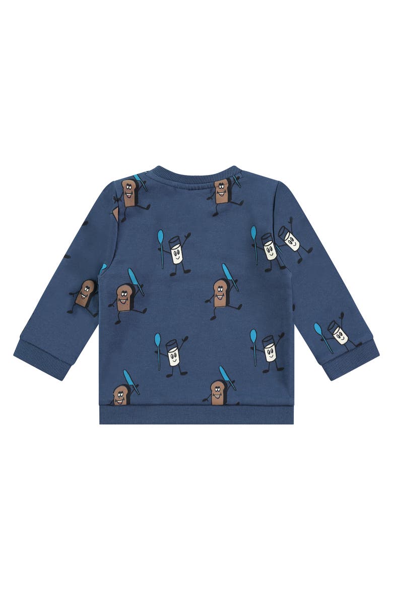 Milk & Toast Crewneck Sweatshirt, Alternate, color, Blue