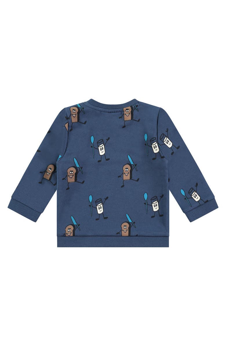 BABYFACE Milk & Toast Crewneck Sweatshirt, Alternate, color, Blue