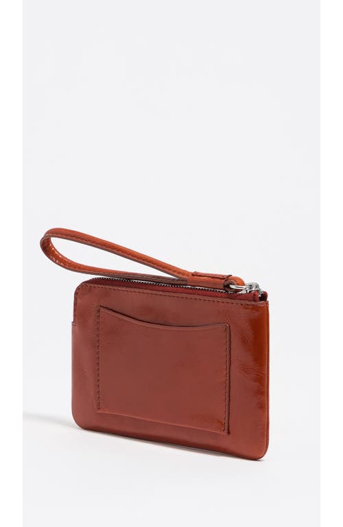 Bimba Y Lola Small Leather Coin Purse In Orange