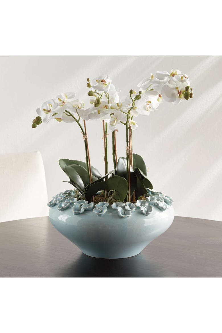 Petite Fleur Decorative Bowl, Alternate, color, Blue