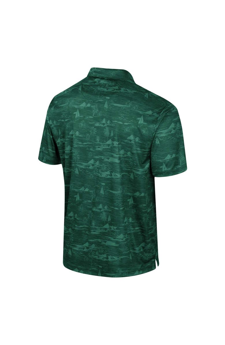COLOSSEUM Men's Colosseum Green Baylor Bears Daly Print Polo, Alternate, color, Green