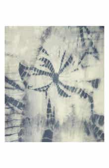 Tie Dye Cotton & Silk Scarf