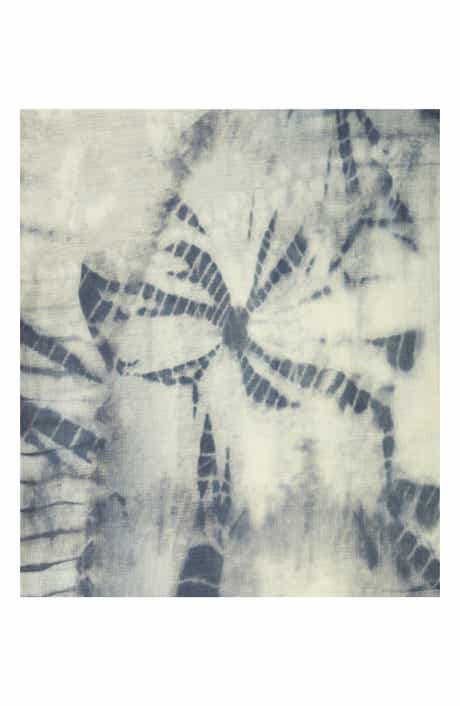 Tie Dye Cotton & Silk Scarf