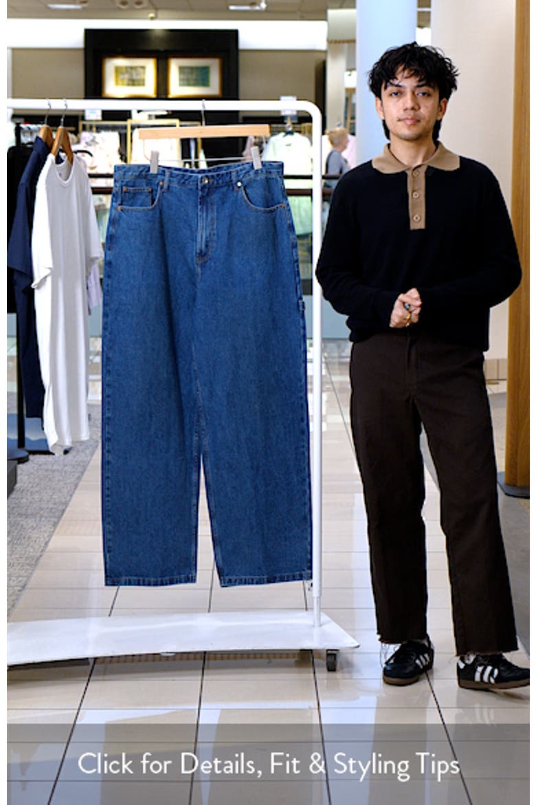Wood Shop Baggy Wide Leg Carpenter Jeans video