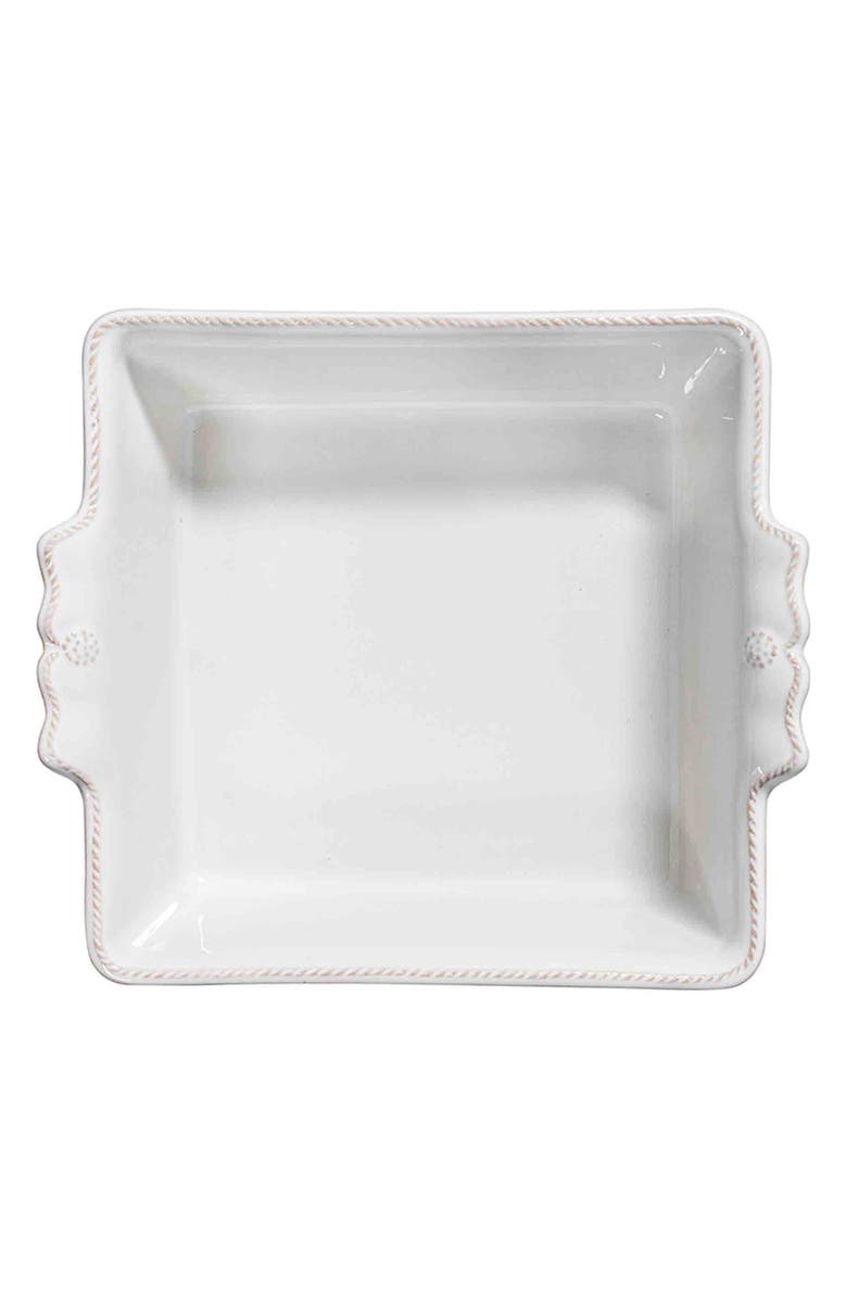 Juliska Berry & Thread Set of 3 Ceramic Baking Dishes, Alternate, color, Whitewash