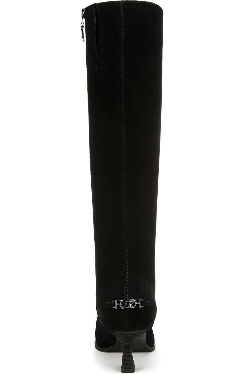 Circus NY by Sam Edelman Yulia Pointy Toe Knee High Boot, Alternate, color, Black Suede