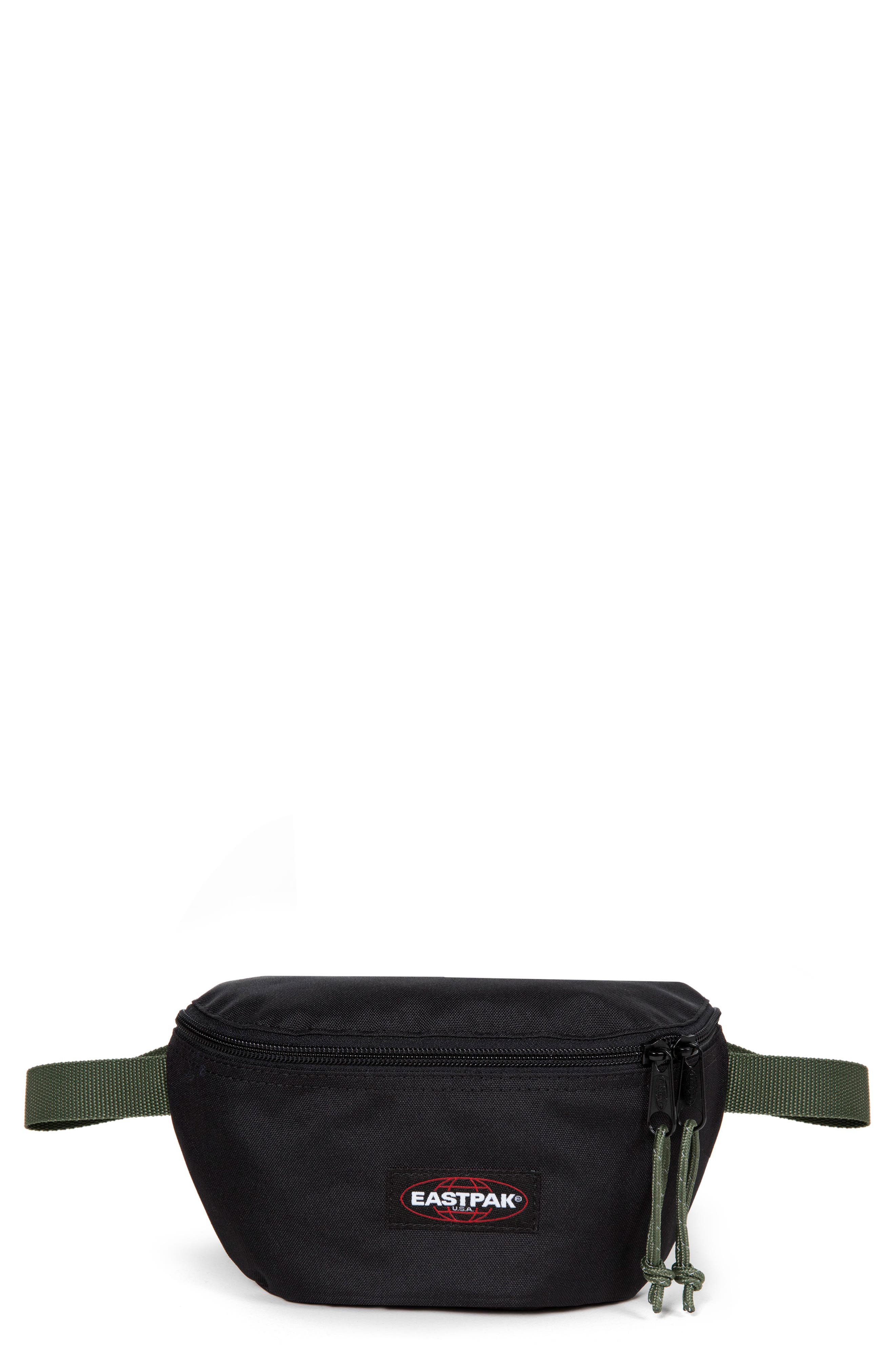 Springer Belt Bag, Main, color, BLACK MOSS