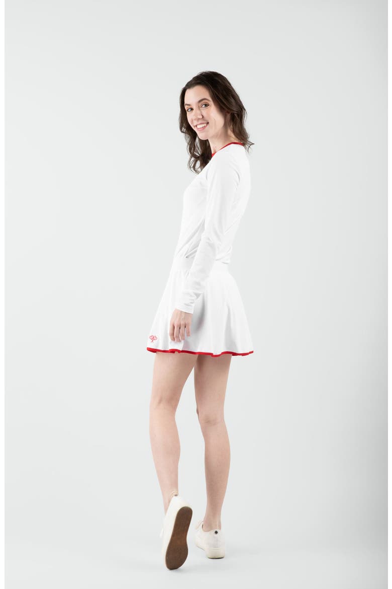 Women's Reena Pique Top, Alternate, color, Red