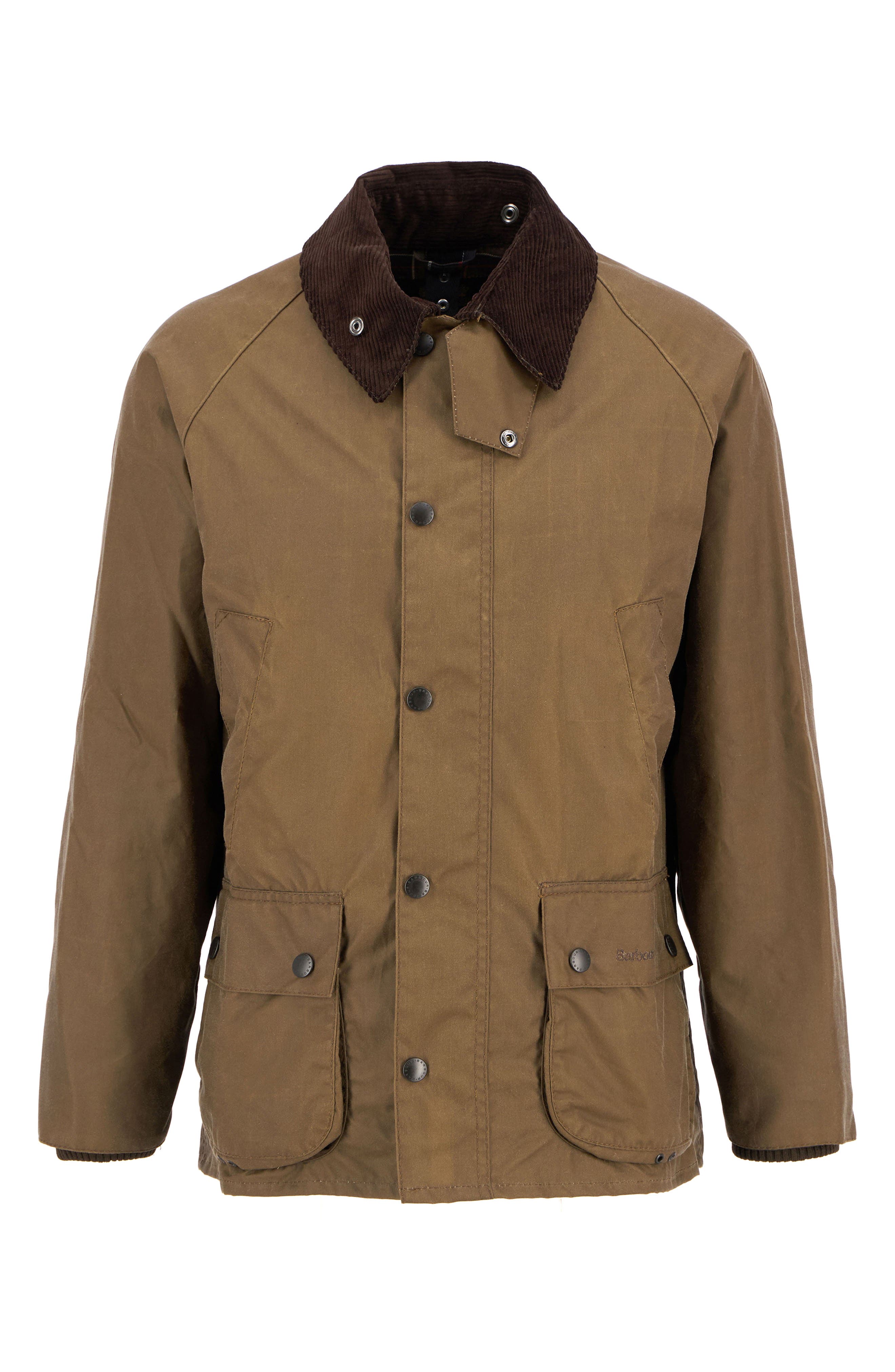 Мужские Barbour Bedale Water Resistant Waxed Cotton Jacket — фото 6