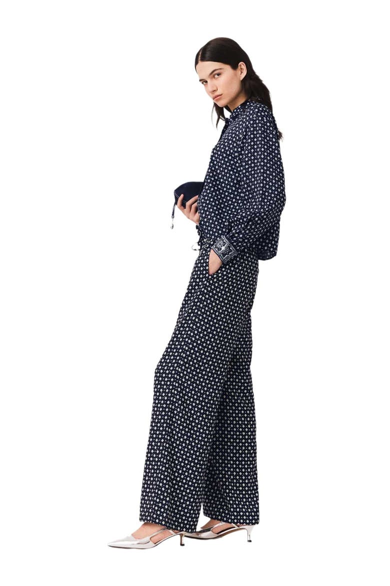 Trousers, Alternate, color, Navy loungewear