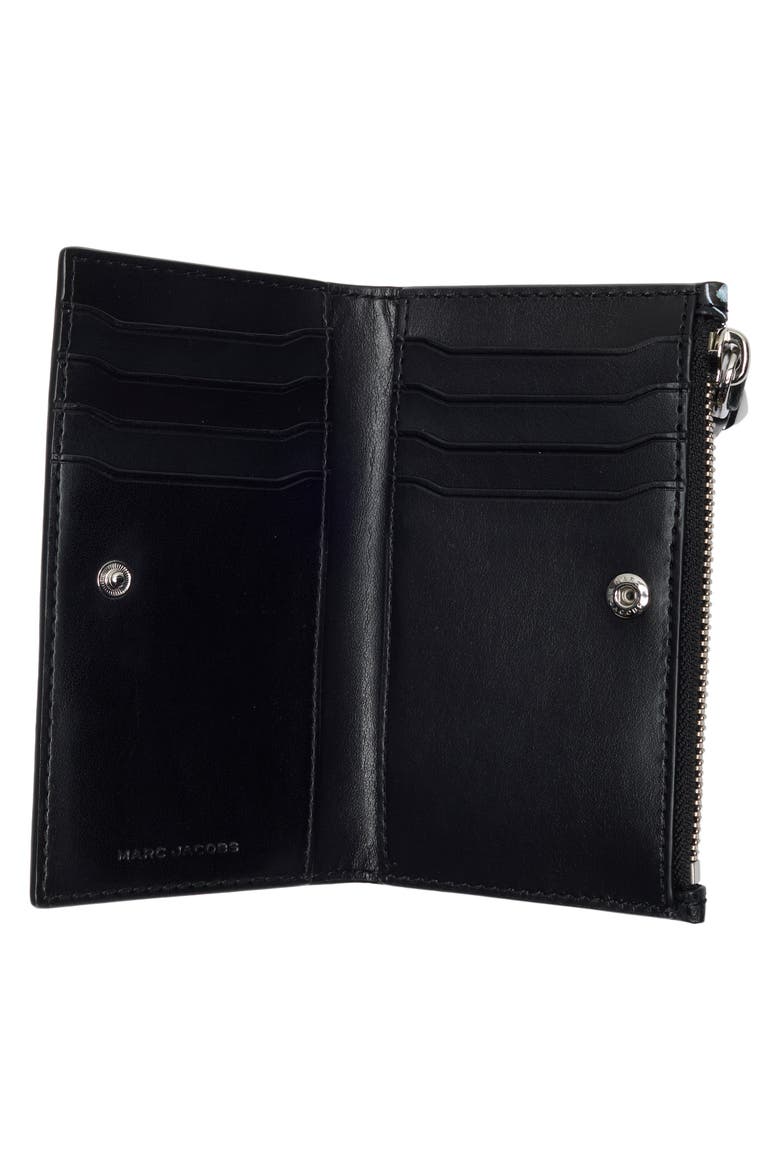 Medium Flat Wallet, Alternate, color, BLACK MULTI