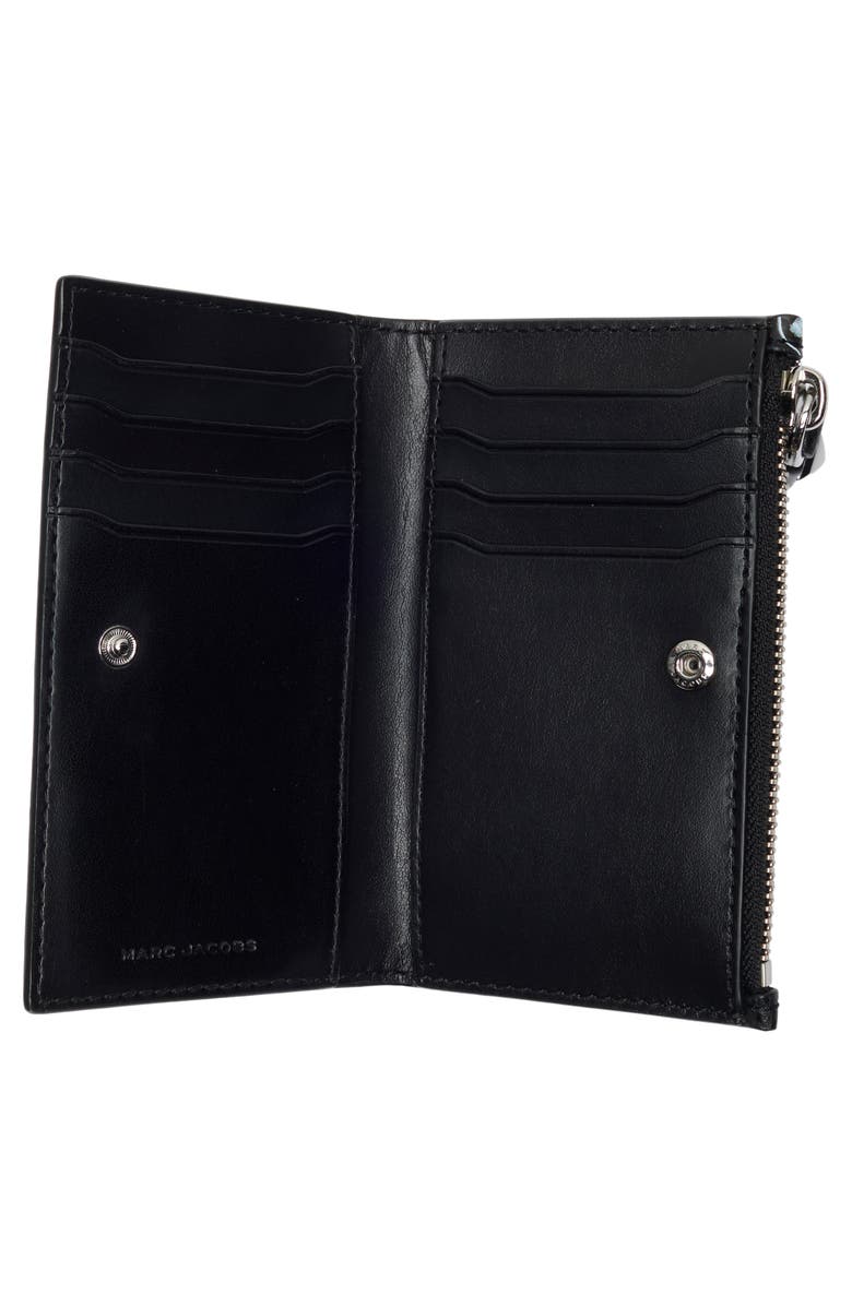Marc Jacobs Medium Flat Wallet, Alternate, color, Black Multi