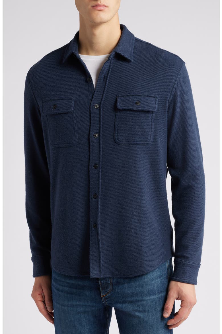 Legend Button-Up Shirt, Alternate, color, BRIGHTON NAVY TWILL