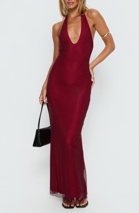 Earls Halter Maxi Dress
