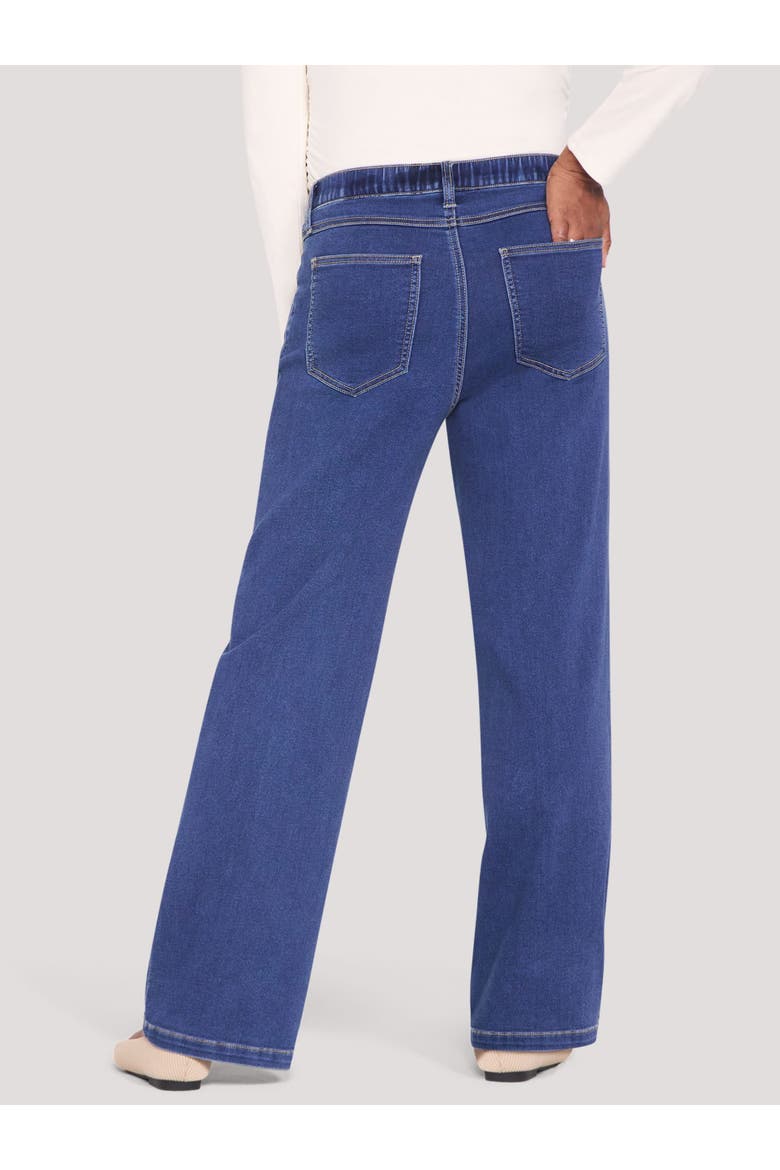 Under the Belly Straight Leg Knit Denim, Alternate, color, Dark Wash
