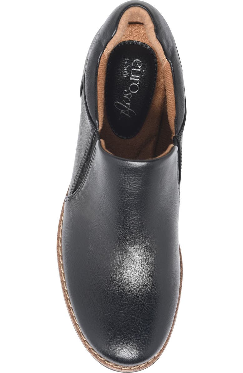 EUROSOFT Fabri Wedge Slip-On, Alternate, color, Black