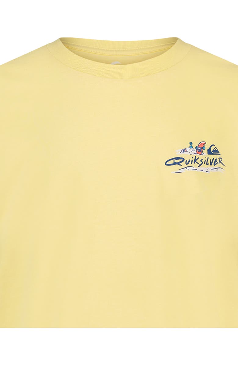 Quiksilver Kids' Paradise Logo Graphic Tee, Alternate, color, Mellow Yellow